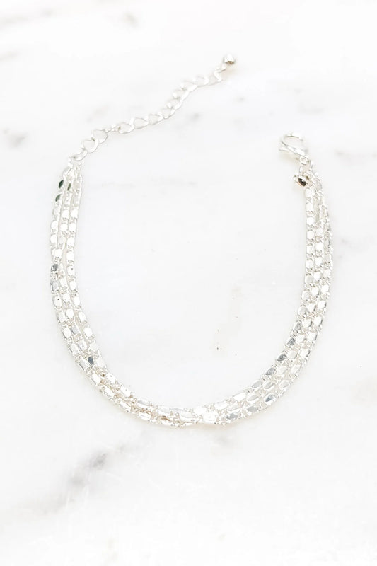 Kelsey Bracelet, 7.5 / Silver