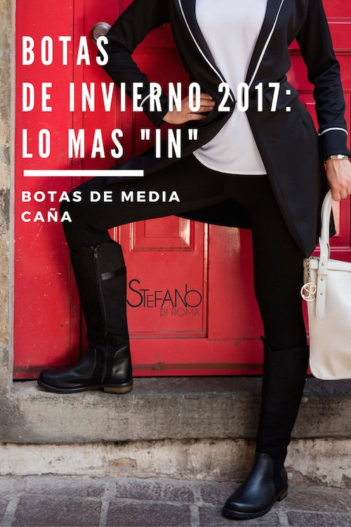 Botas de media caña de Stefano Di Roma. Los must en botas de invierno 2017.