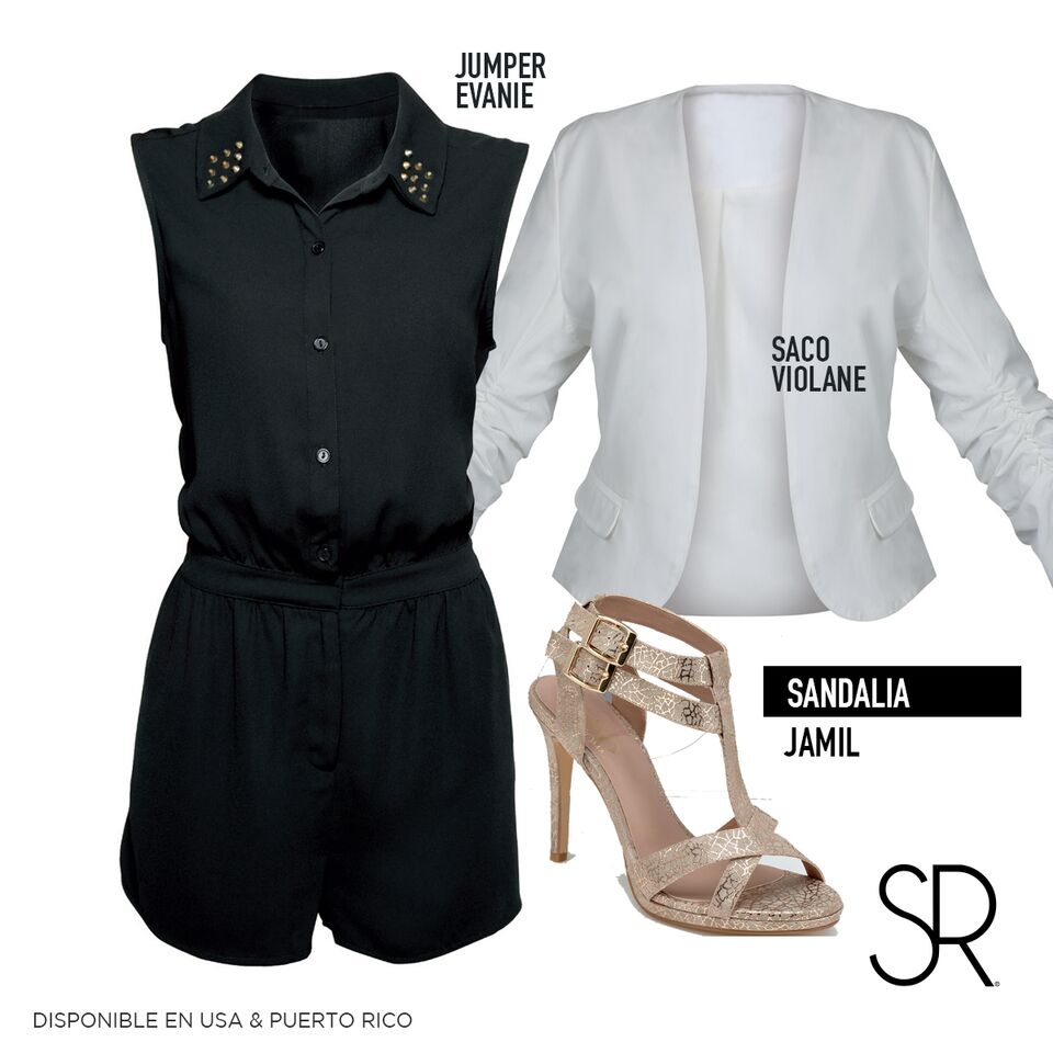 Conjunto blanco y negro. Un básico que no debe faltar en el closet de toda fashionista!