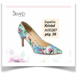 zapatilla Kristel con kitten heels