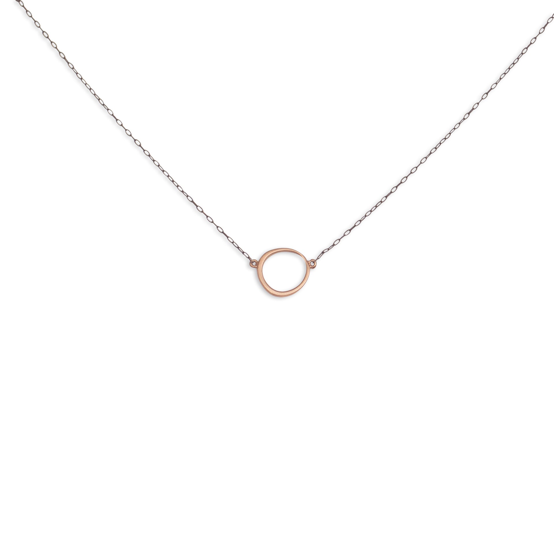 offset circle necklace – Marion Cage