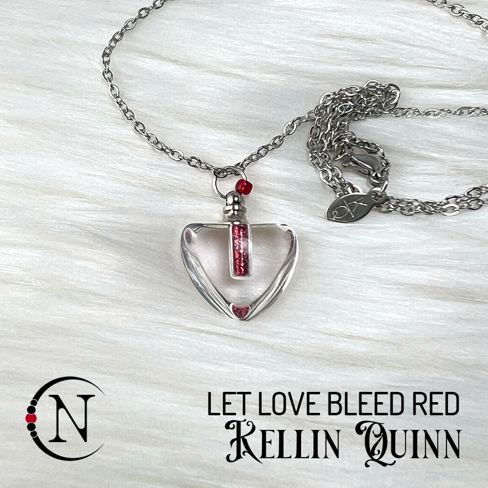 Vampire blood vial necklace – Wanderlust Hearts