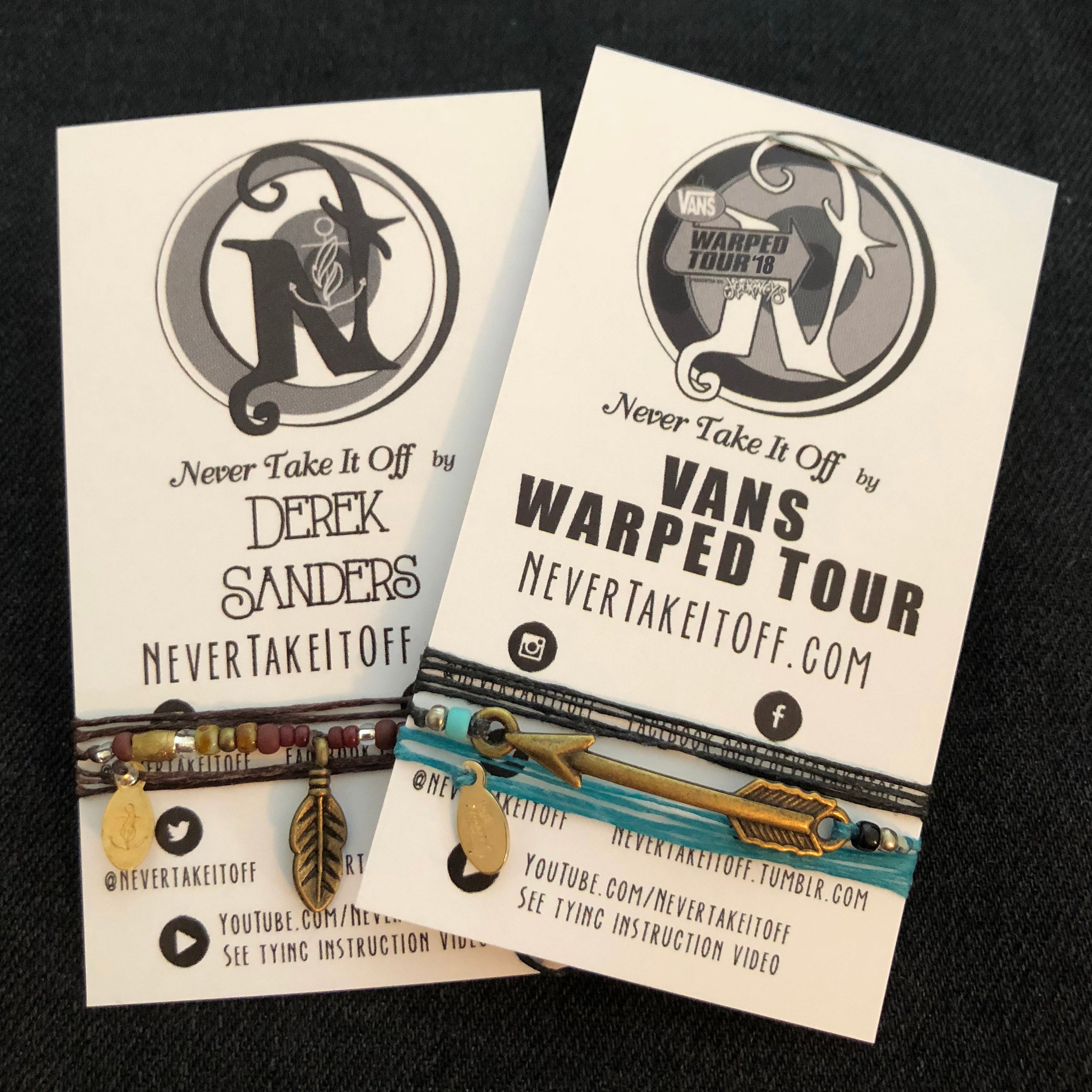 Derek Sanders / Warped Tour Bundle – Never Take It Off | MERCH WITH MEANING