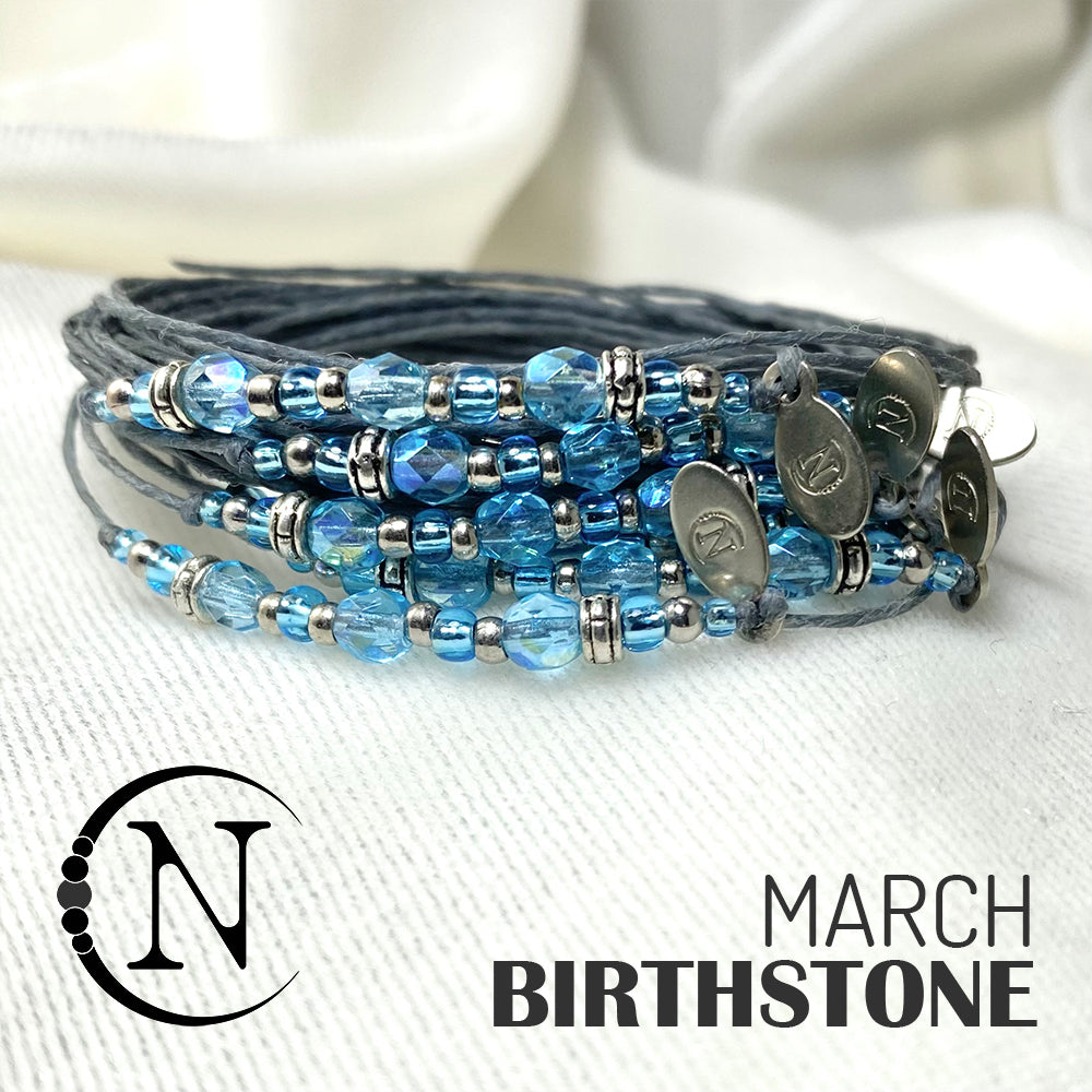 Aquamarine Gemstone Bracelet Collections - Made Here with Love