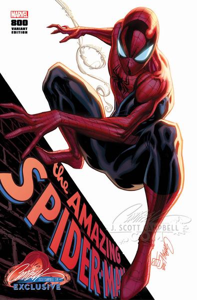 J. Scott Campbell Amazing Spider-Man #1 JSC Artist EXCLUSIVE Cover