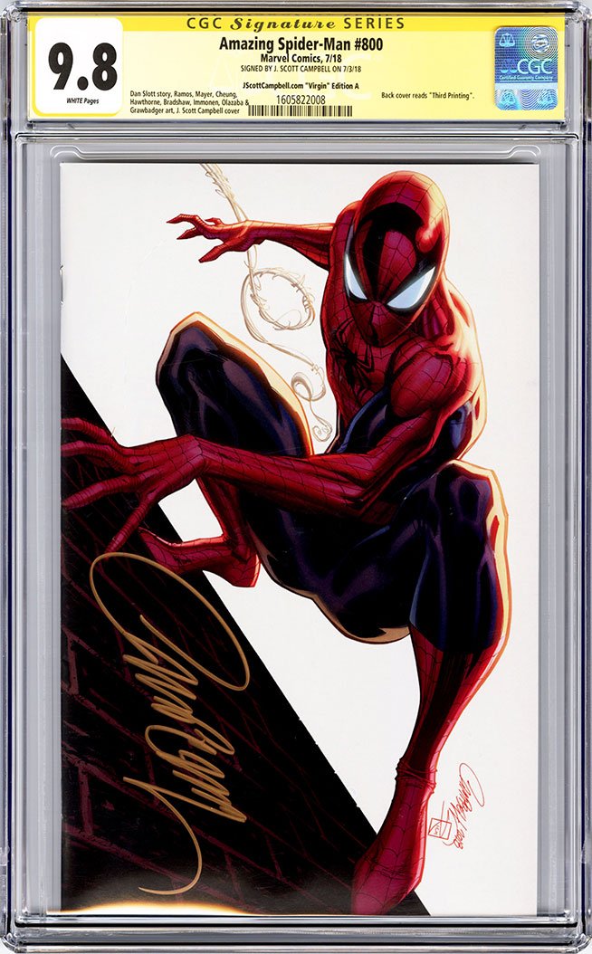 Amazing Spider-Man #39 Mandish Spider-Man 2 Tactical Suit Variant CGC 9.8