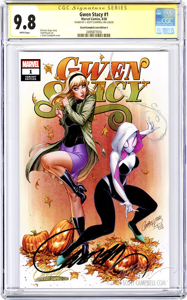 Cgc 98 Ss Gwen Stacy 1 Cover C Jsc J Scott Campbell Store 0547