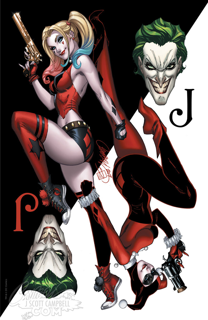 J Scott Campbell Harley Quinn S Villain Of The Year 1 Exclusive J Scott Campbell Store