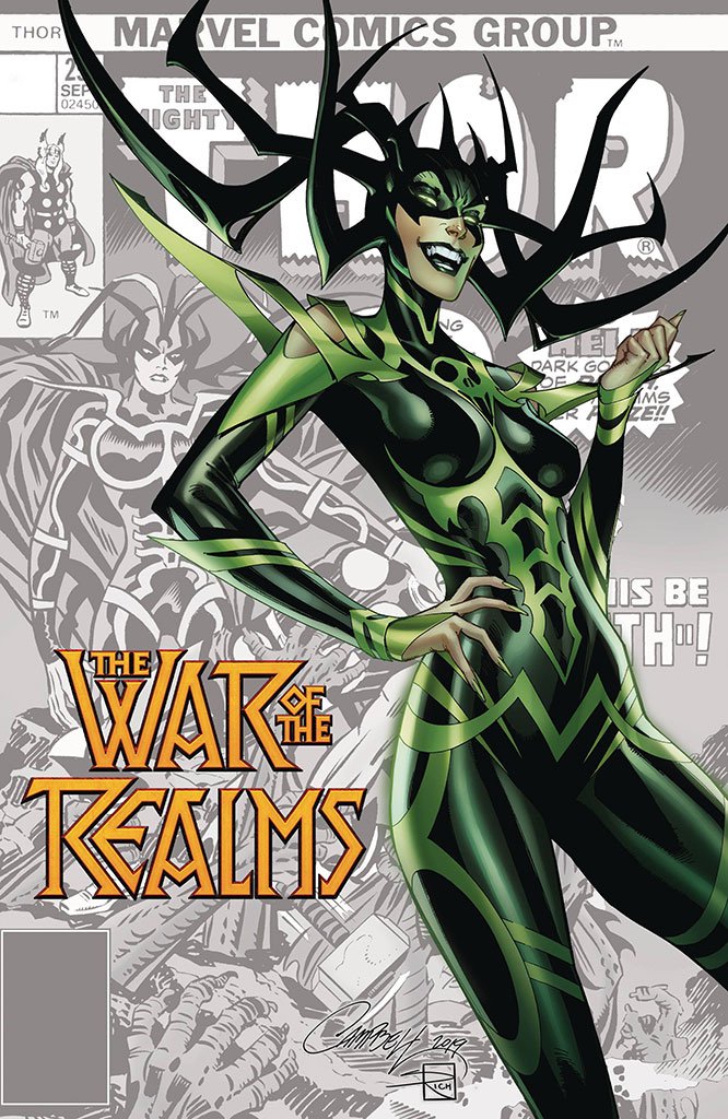 Original Art War Of The Realms 1 Hela J Scott Campbell Store 