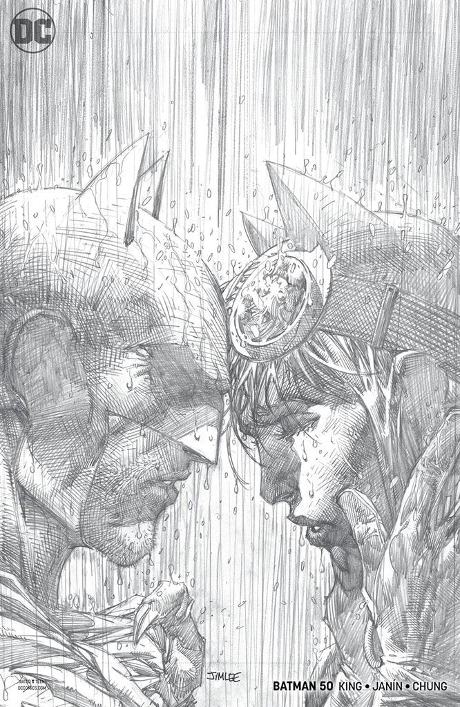 Batman #50 Jim Lee INCENTIVE 1:100 sketch variant – J. Scott Campbell Store