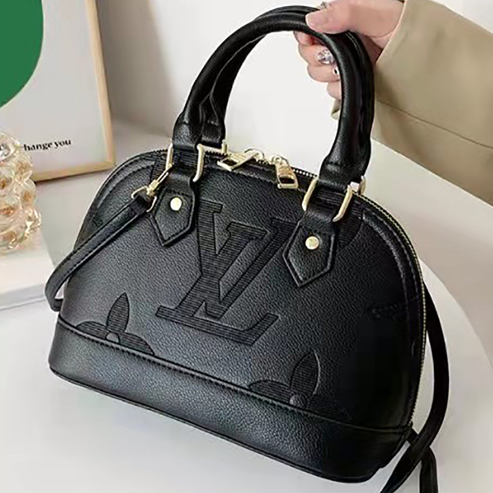 LV Louis Vuitton Letter Embossed Ladies Shell Tote Shoulder Bag Crossbody Bag