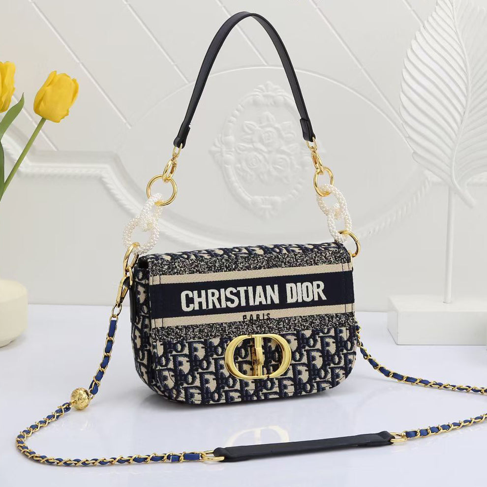 Dior Fashion Trend Ladies Shoulder Crossbody Bag Chain Tote Bag