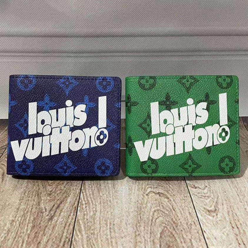 LV Louis Vuitton Fashion Men's and Women's Handbag Short Wallet Card Holder