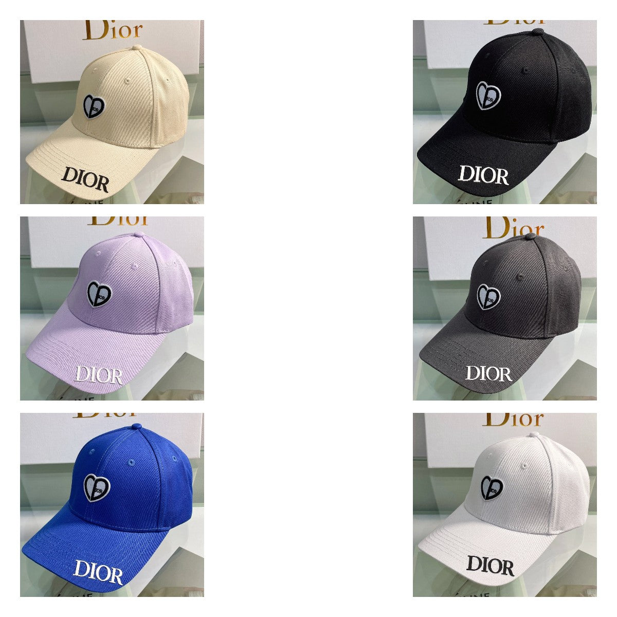 DIOR CD Embroidery Woman Men Fashion Sport Baseball Hat Cap