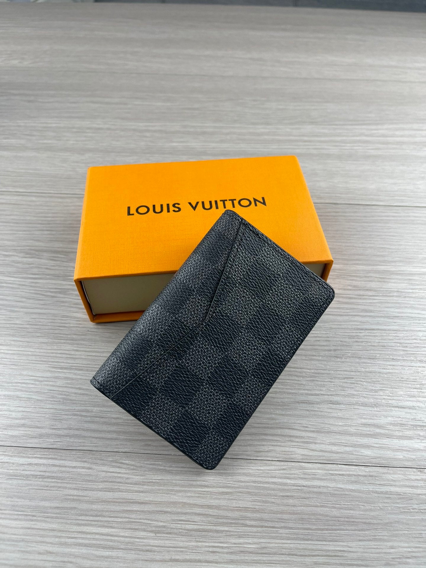 Louis Vuitton LV Monogram Cropped Flap Wallet Clutch Bag