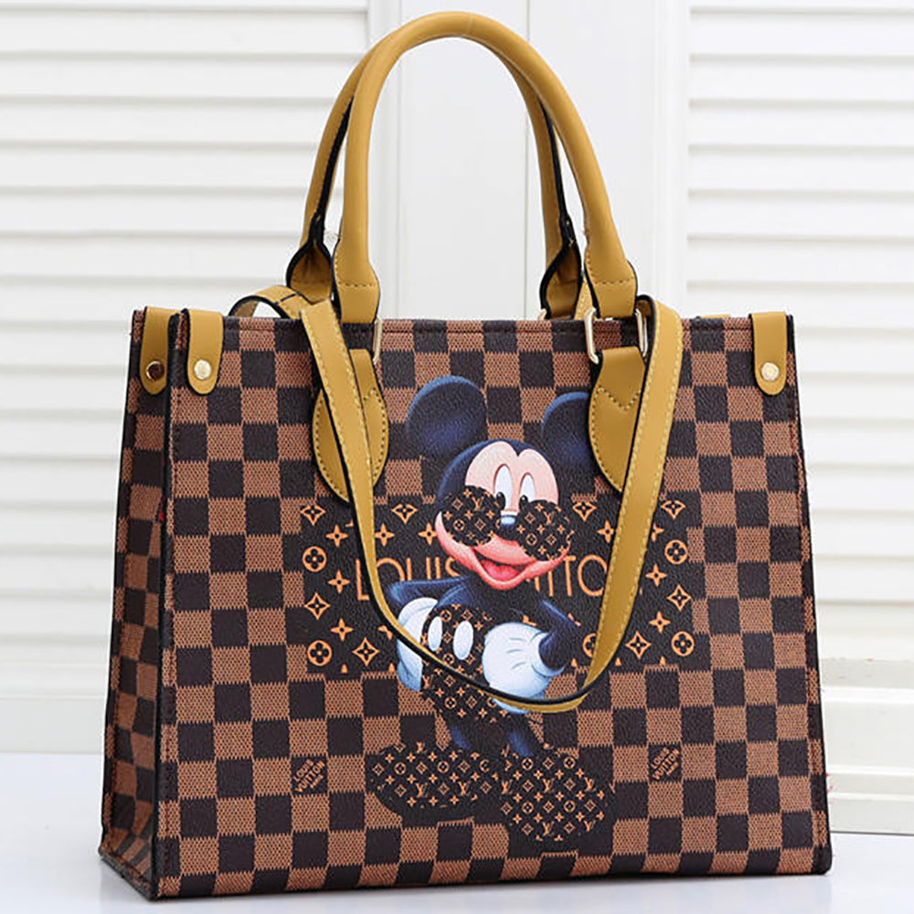 LV Louis Vuitton Hot Sale Letter Print Large Capacity Tote Shoulder Bag Crossbody Bag