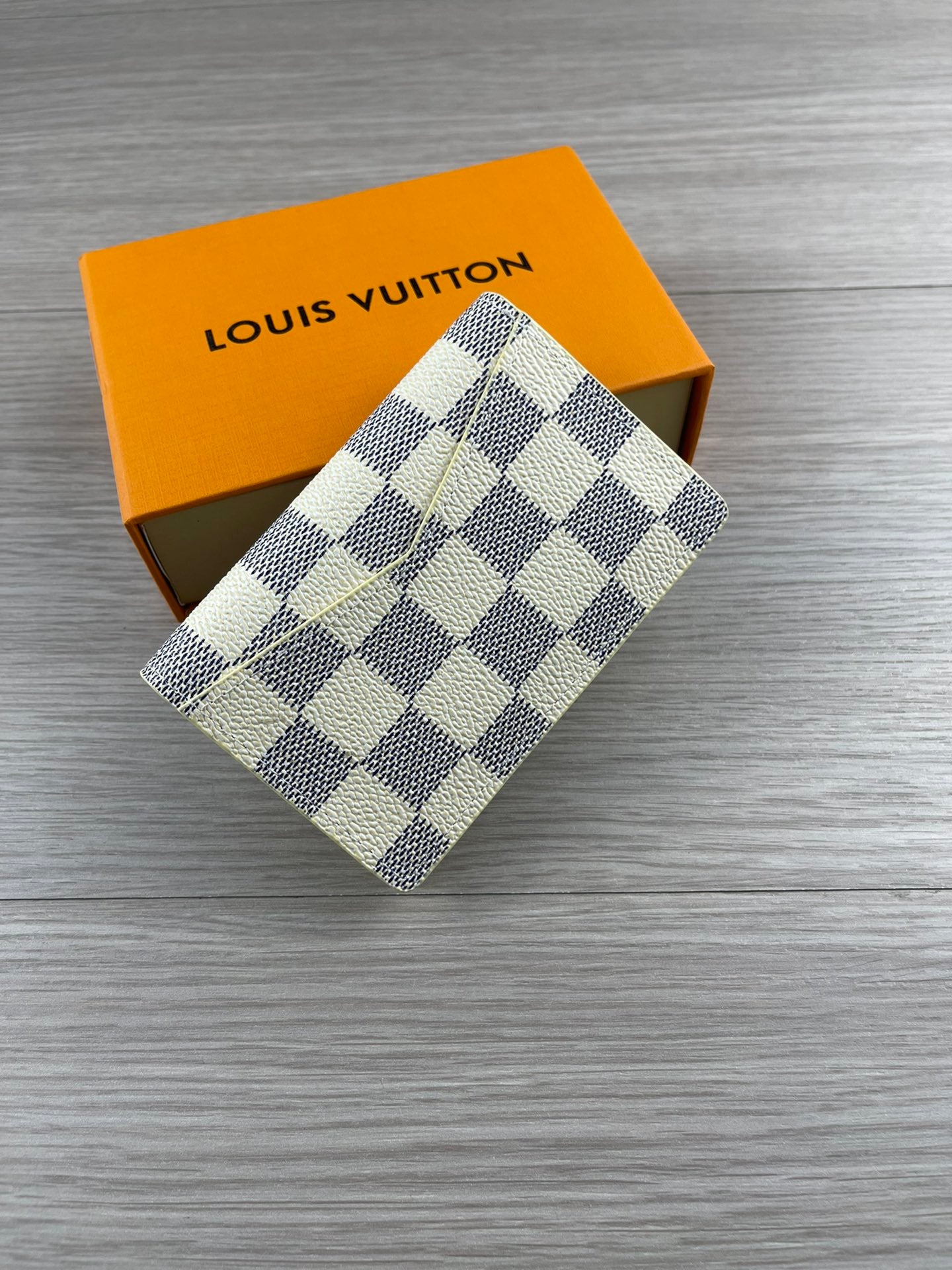 Louis Vuitton LV Monogram Cropped Flap Wallet Clutch Bag