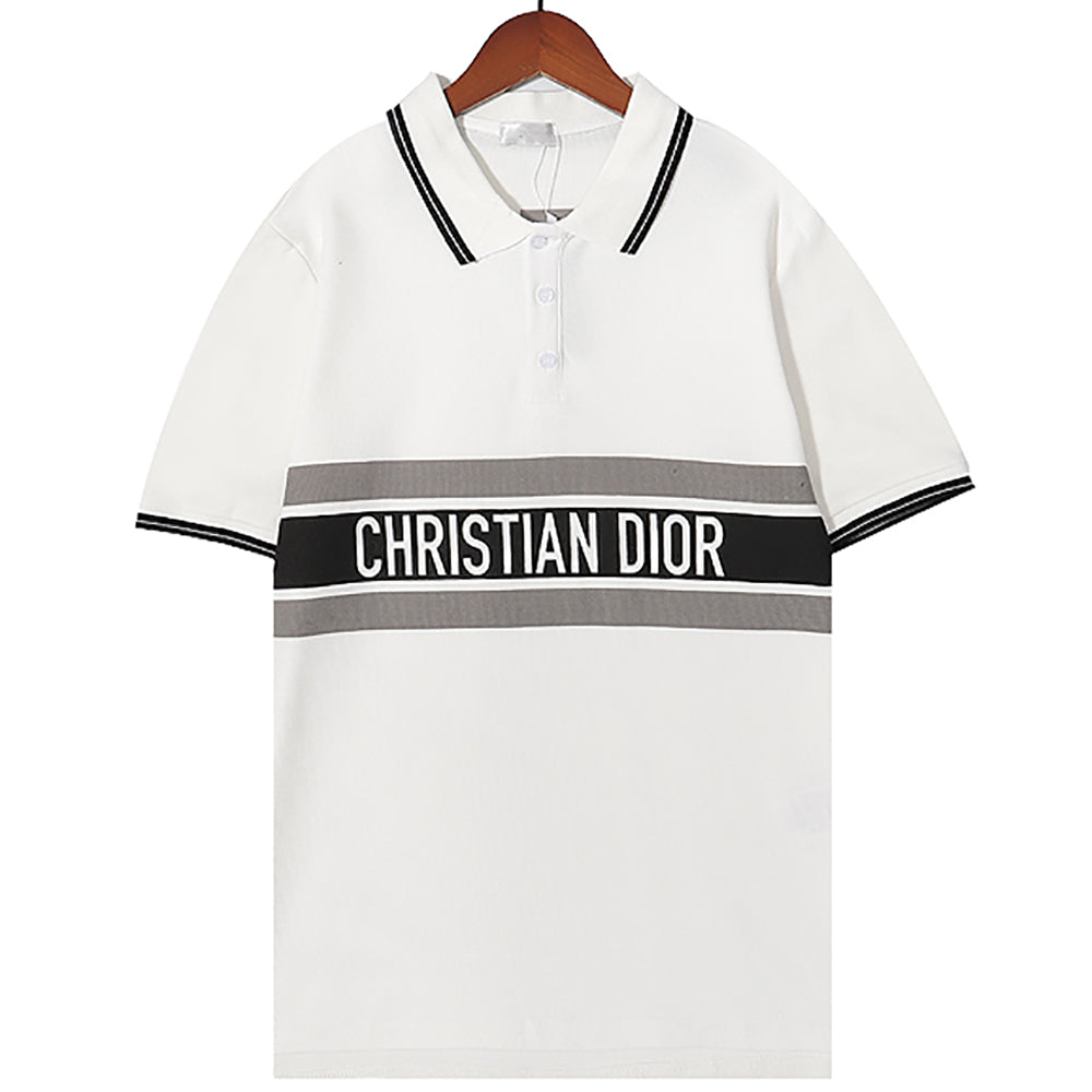 Christian Dior Hot Sale Logo Short Sleeve Shirt Top tee