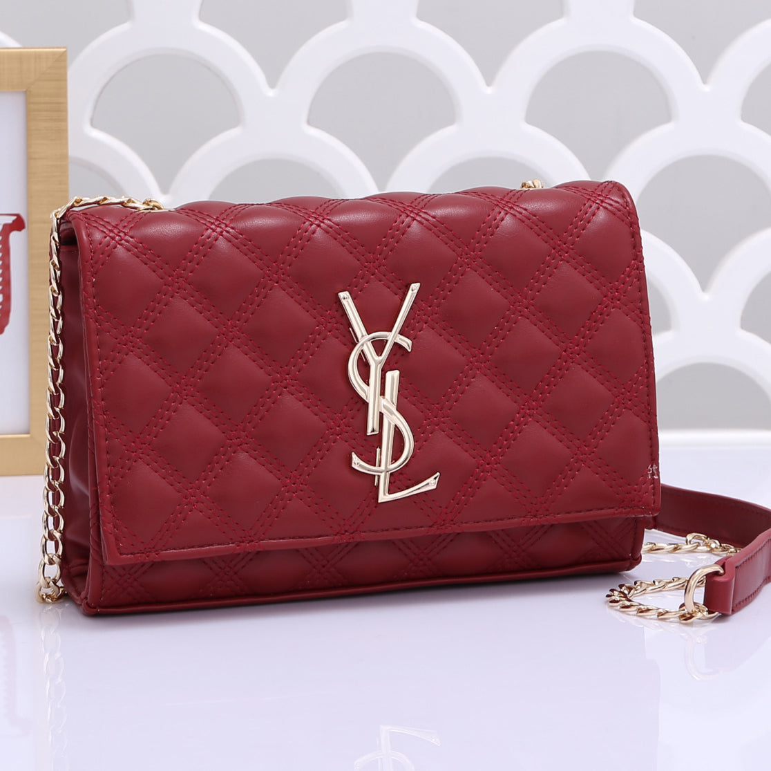 YSL Saint Laurent Fashion Ladies Chain One Shoulder Crossbody Tote Bag