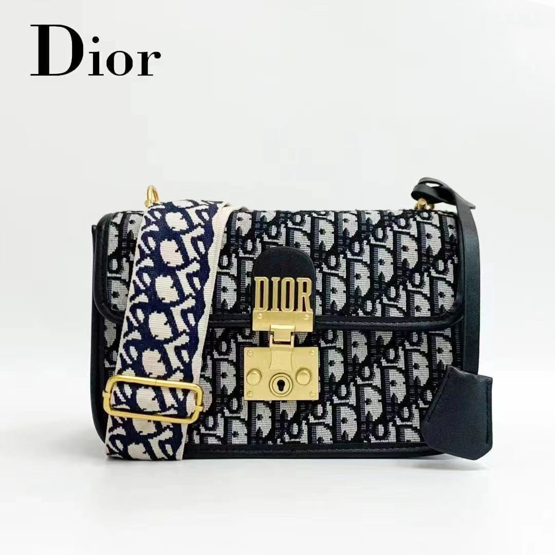 Dior canvas shoulder bag crossbody bag