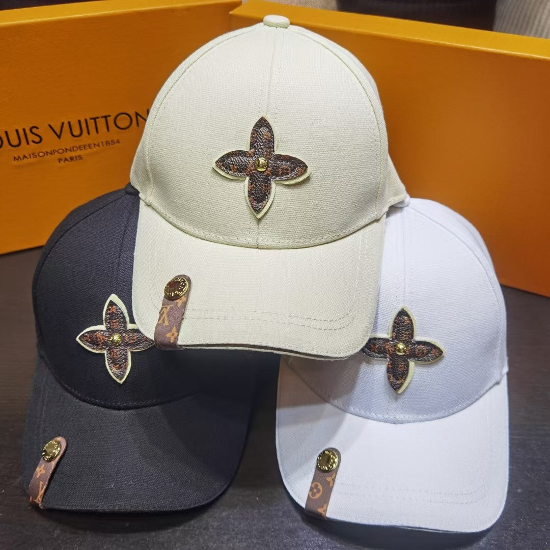 LV Louis Vuitton fashion simple sun hat baseball cap