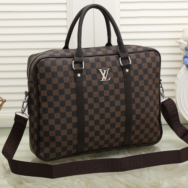 LV Louis Vuitton Fashion Men's Women's Shoulder Bag Messenger Bag Clutch Briefcase