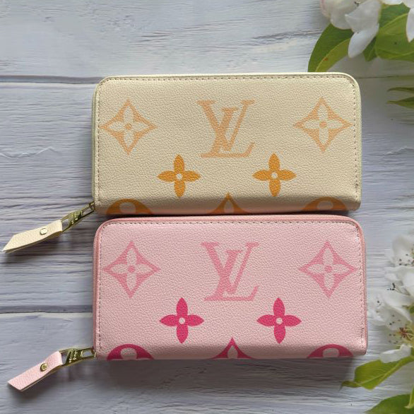 Louis Vuitton LV Women Fashion Leather Purse Wallet