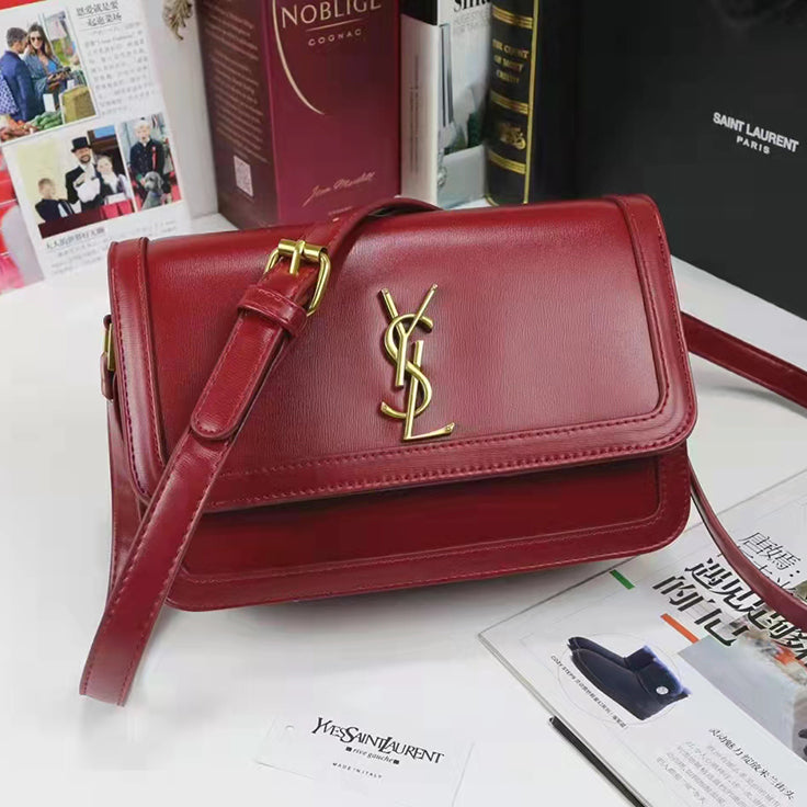 YSL Saint Laurent Leather Shoulder Bag Crossbody Bag