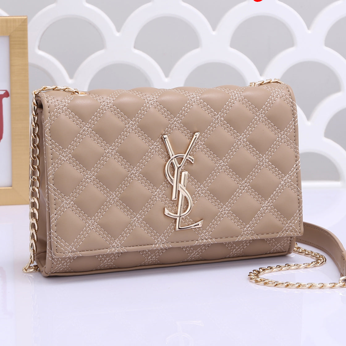 YSL Saint Laurent Fashion Ladies Chain One Shoulder Crossbody To