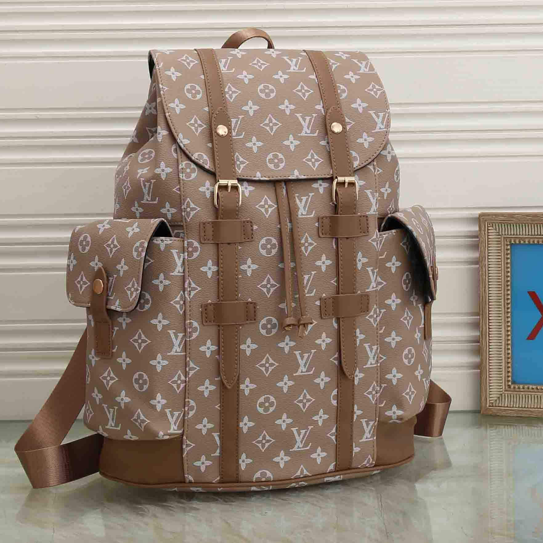 LV Louis Vuitton Fashion Backpack School Bag