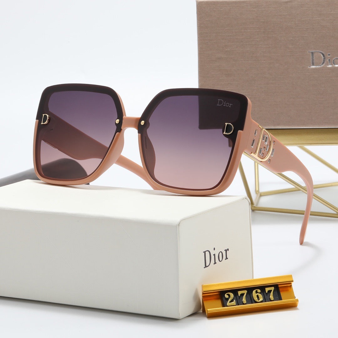 Dior CD Fashion Driving Sunglasses Casual Beach Gradient Glasses