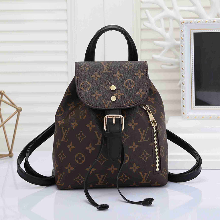 Louis Vuitton LV Monogram Canvas Backpack Bag Handbag Shoulder Bag