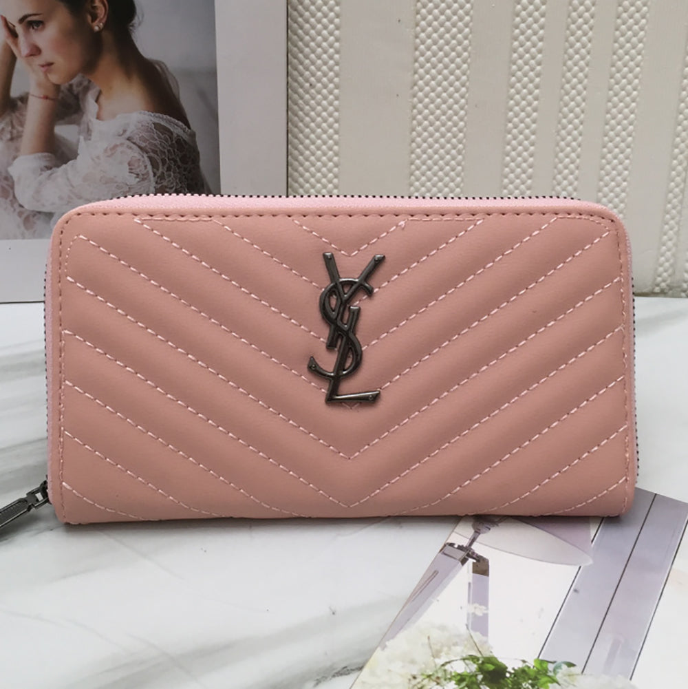 YSL Yves Saint Laurent Hot Sale Classic Women's Zipper Small Wallet, Coin Purse, Key Case, Ladie