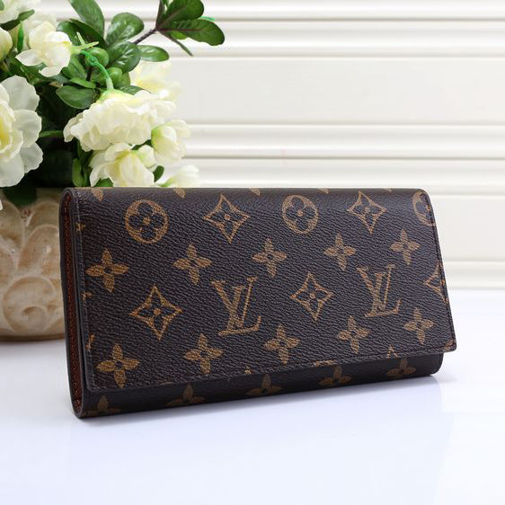 LV Louis Vuitton Fashion Men's and Women's Bags Long Wallet Handbag