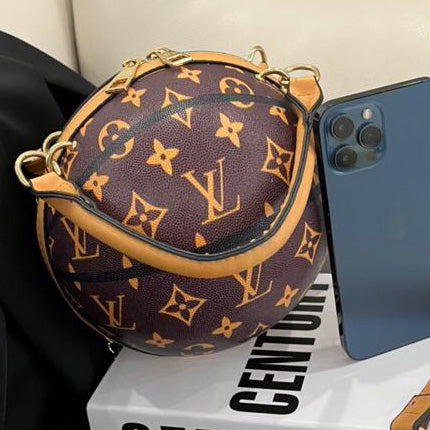 Louis Vuitton LV Fashion Leather Shoulder Crossbody Bag Basketball Tote Bag