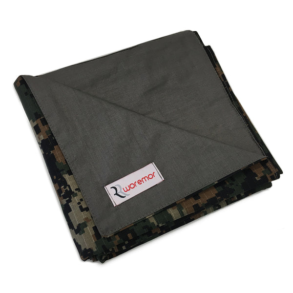 WOREMOR EMF Protection Lap Blanket STEEL-GRAY | EMR Shielding Solutions