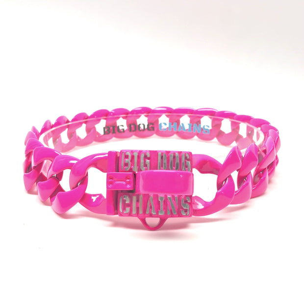 pink dog collar