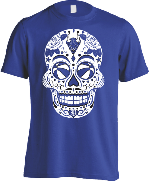 Blue Devil Sugar Skull - Men's – America's Finest Apparel