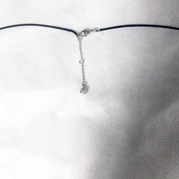 Swarovski Swan Black & Clear Crystal LOCO Necklace 1042583 Long – Zhannel