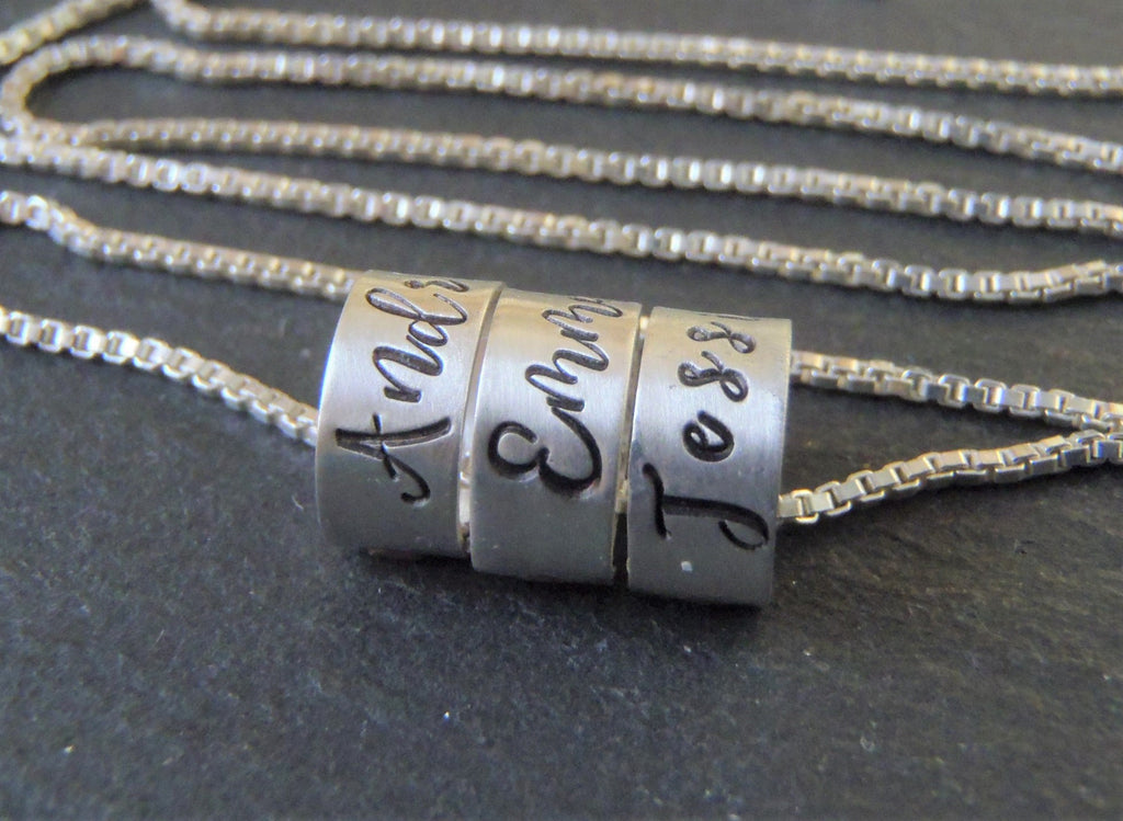 sterling silver mothers necklace