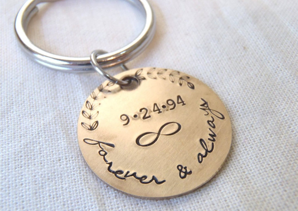 Personalized Bronze  anniversary  gifts  for him  her 8th 
