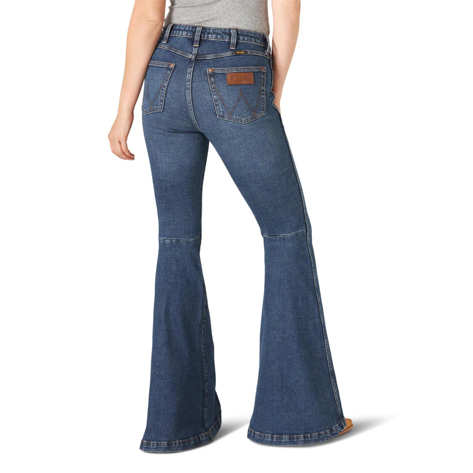 Wrangler® Ladies Retro High-Rise Paige Trumpet Flare Jeans 11MPFKP – Wild  West Boot Store