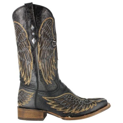 gold cowboy boots mens