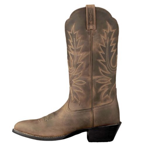 Ariat Ladies Heritage Western R Toe Boot – Distressed Brown 10001021 ...
