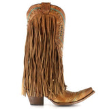 corral fringe cowgirl boots