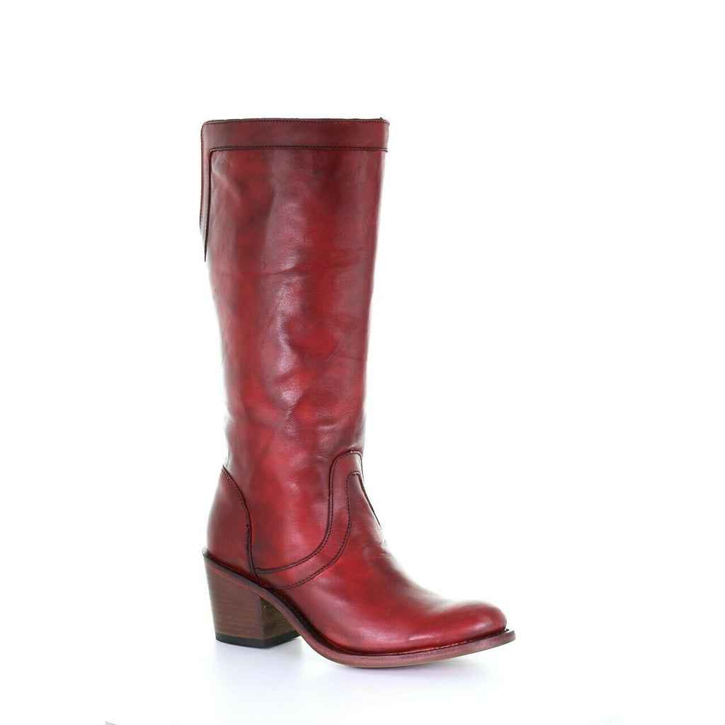 ladies burgundy boots