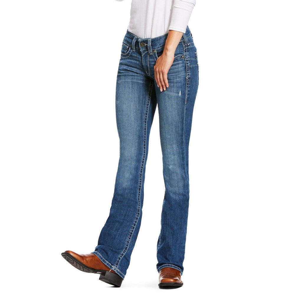 ladies mid rise jeans