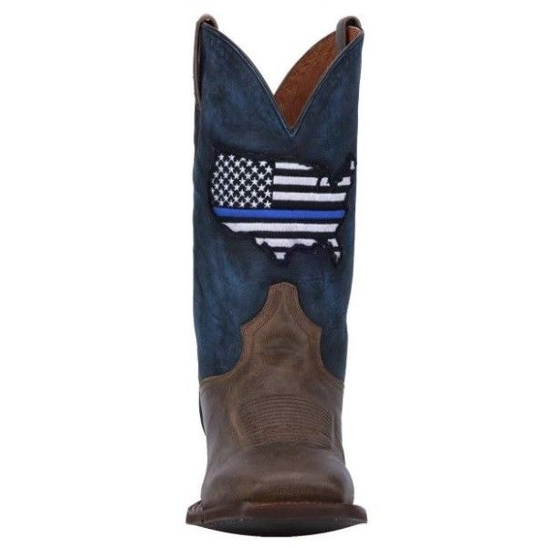 blue line cowboy boots