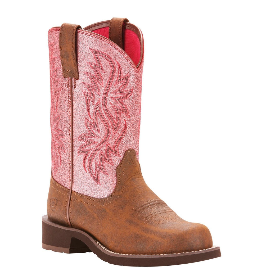 pink western boots ladies