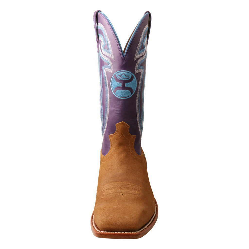 Purple Square Toe Boots MHY0030 